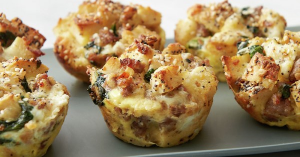 Everything Bagel Mini Stratas