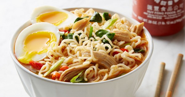 Easy Spicy Chicken Ramen Noodle Soup