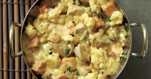 Turkey Curry with Cranberry Basmati Rice