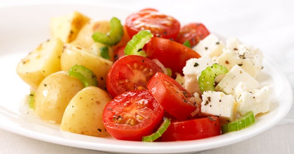 Red, White and Blue Potato Salad