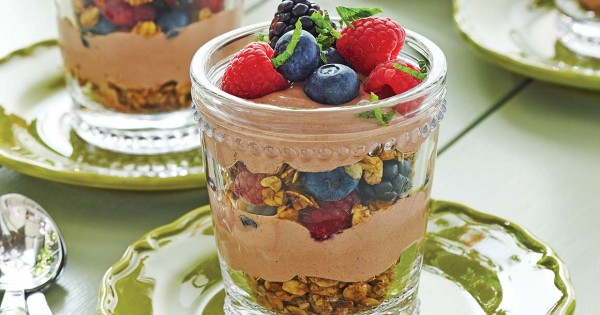 Chocolaty yogurt verrines