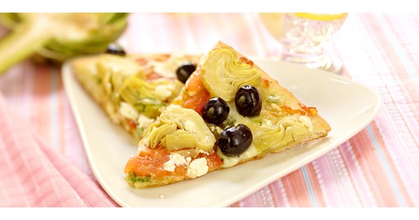 Artichoke and Goat Cheese Pizza