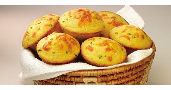 Cheesy Santa Fe Corn Muffins