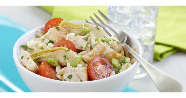 Chicken Salad with Orzo and Artichokes
