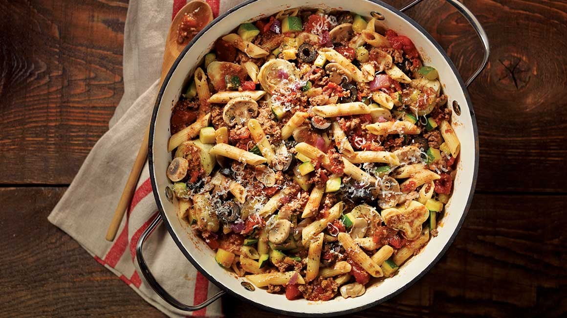 Mediterranean-style pasta-image