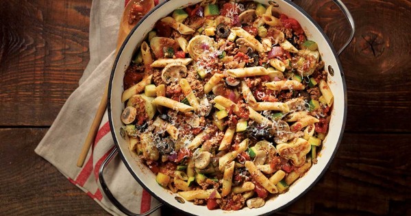Mediterranean-style pasta