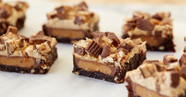 Peanut Butter Cup Snickers™ Brownies