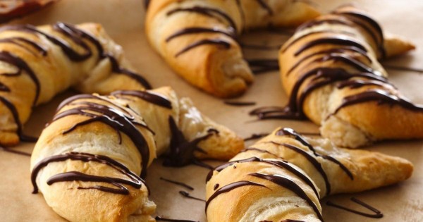 Chocolate Cream Cheese Crescents