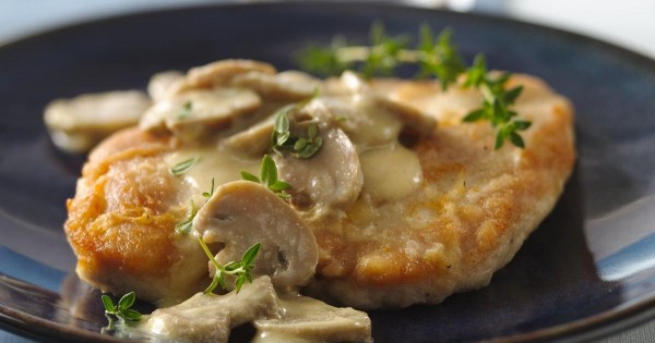 Dijon Chicken Smothered in Mushrooms