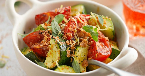 Zucchini and Tomatoes