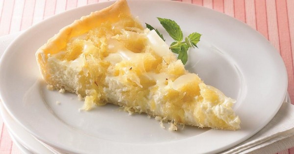 Tropical Pineapple-Cream Cheese Tart