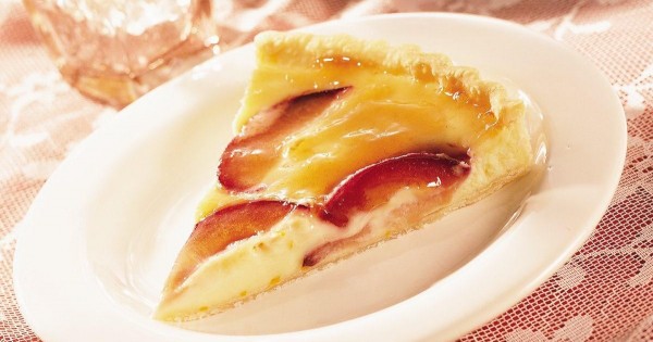 Plum Cream Cheese Tart