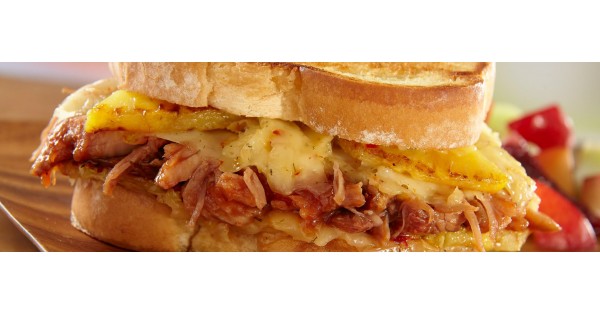 Aloha Pulled Pork Grilled Cheese