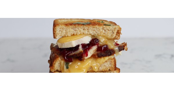 Gooey Gobbler Grilled Cheese