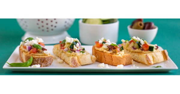 Mediterranean Bruschetta Bites