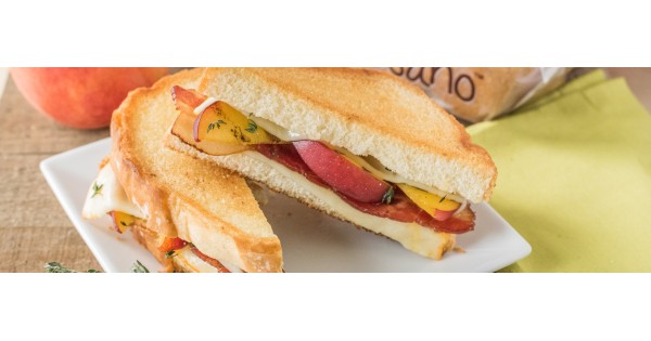 Peaches & Bacon Grilled Cheese