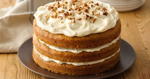 Pecan-Pumpkin Cake