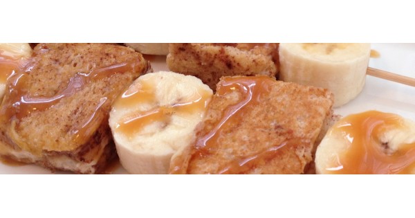Bananas Foster Breakfast Kabobs