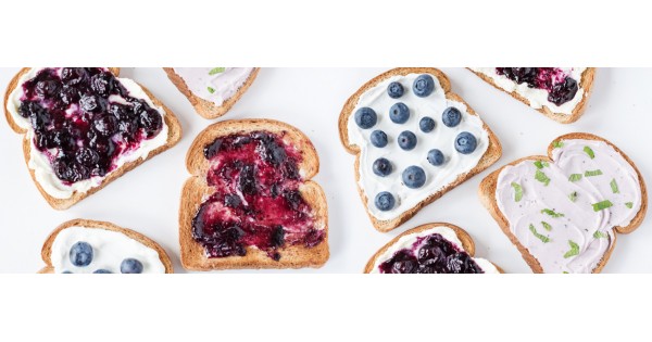 Blueberry Toast 4 Ways