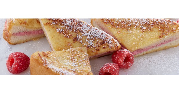 Razz-Cheese Stuffed French Toast