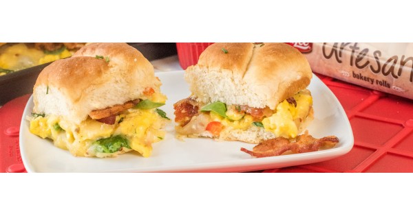 Bacon, Egg & Cheese Sunrise Sliders