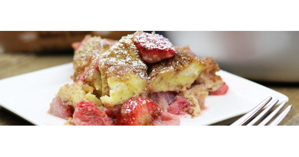 Strawberry Lemon French Toast Bake