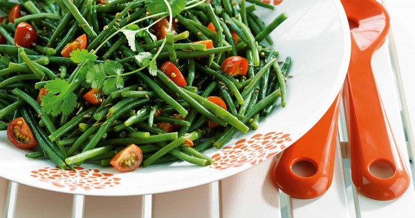 Green beans with paprika