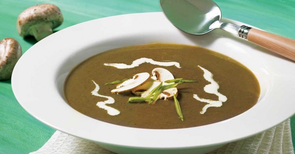 Mushroom-fennel soup