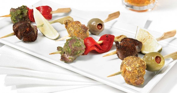 Trio of Cheese-Stuffed Wapiti Appetizers