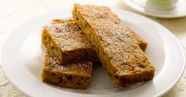 Spiced Apple, Carrot and Zucchini Bar