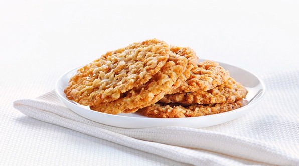 Lacy Oat Crispy Cookies-image