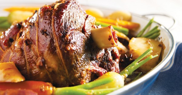 Maple leg of Lamb