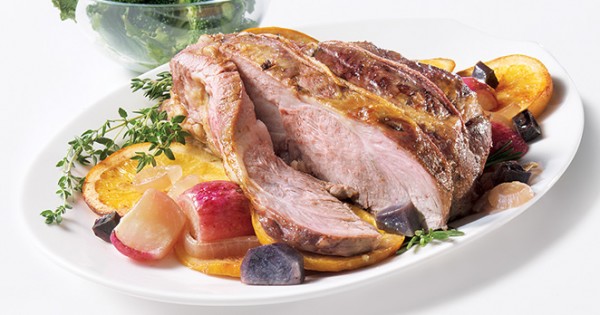 Beer-basted Leg of Lamb