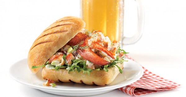 Creative lobster roll