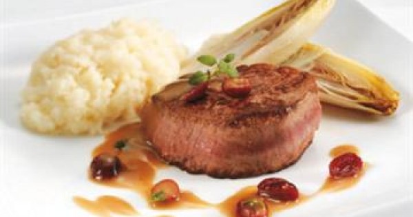 Bison or elk medallions