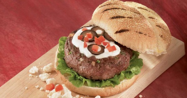 Horsemeat Burger with Feta Cheese