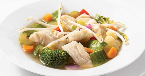 Oriental walleye soup