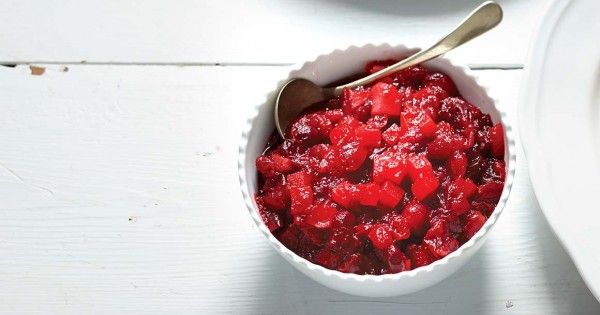 Cranberry, Pear, and Ginger Chutney