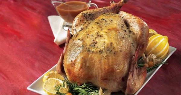 Lemon, honey and rosemary turkey