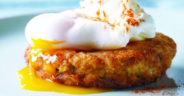 Ground Chicken Hash Patties with Poached Eggs
