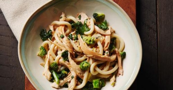 Chinese Noodle, Broccoli Slaw & Chicken Bowls
