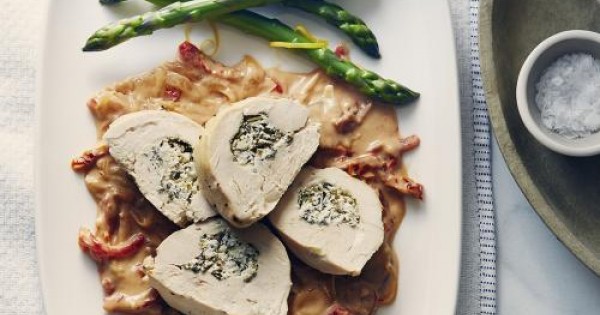 Herb Goat Cheese-Stuffed Chicken Breasts