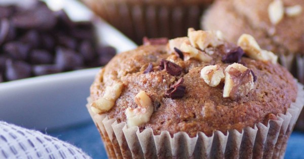 Banana Nut Chocolate Cinnamon Muffins (Gluten Free)