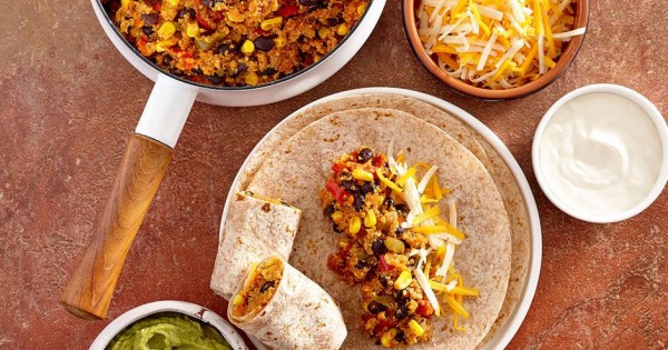Quinoa burritos