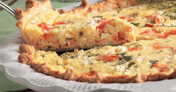 Salmon and Feta Pie