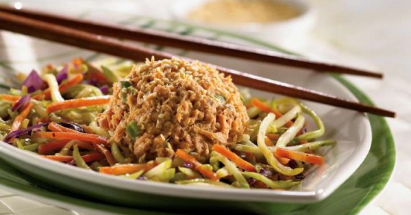 Wasabi Salmon & Asian Slaw