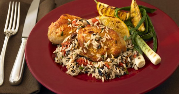 Lemon Olive Chicken with Long Grain & Wild Rice