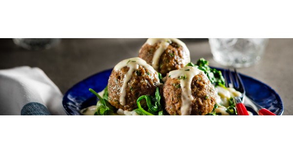 Italian Style Meatballs with Mustard Sauce