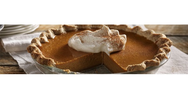 Pumpkin Pie with Maple Walnut Crust