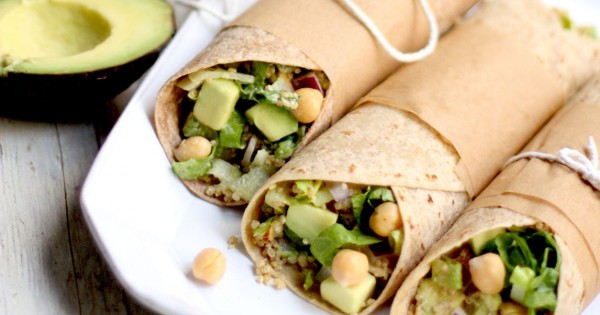 Caesar Avocado Wraps